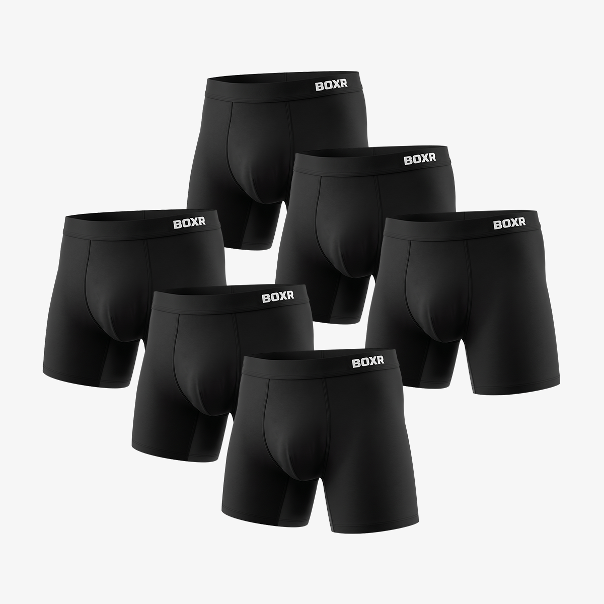 Bamboo Boxer Shorts Active 6-Pack