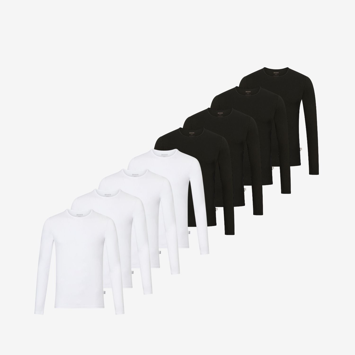 Bamboo Long Sleeve Undershirts 8-Pack