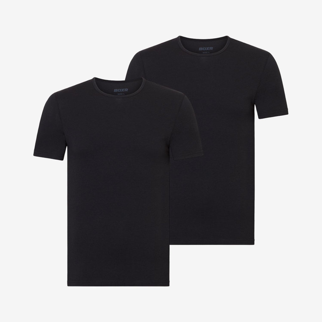 Bamboo Undershirts Round-neck 2-Pack