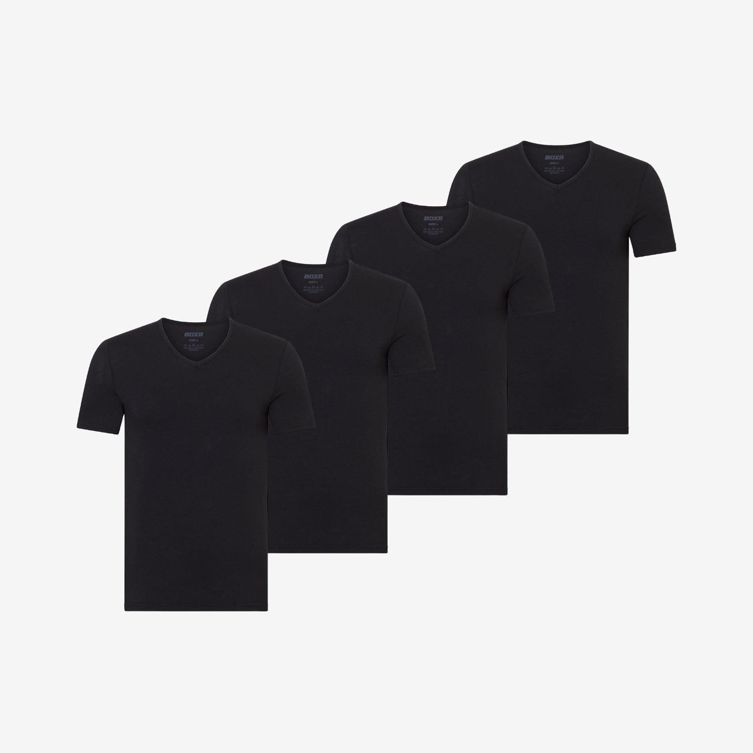 Bamboo Undershirts V-neck 4-Pack