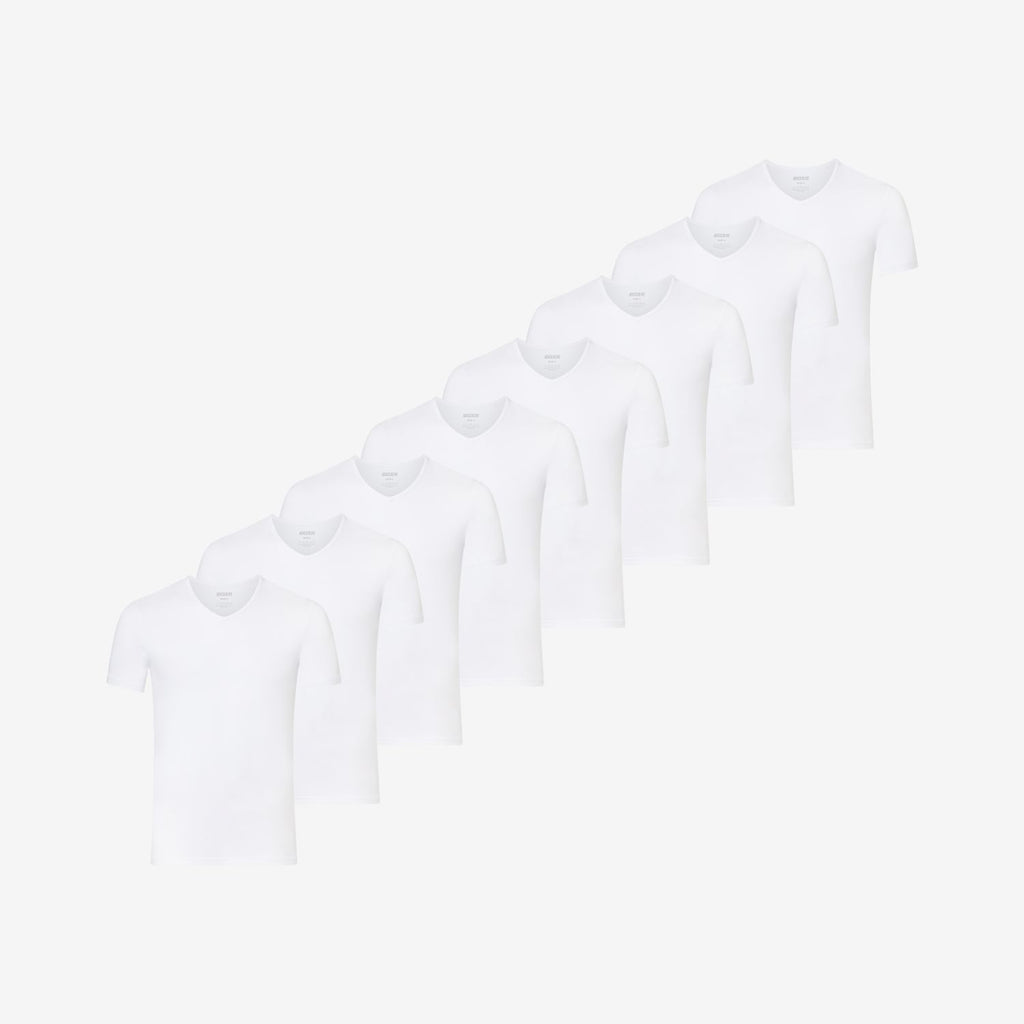 Bamboo Undershirts V-neck 8-Pack