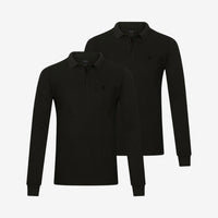 Bamboo Long Sleeve Polos 2-Pack